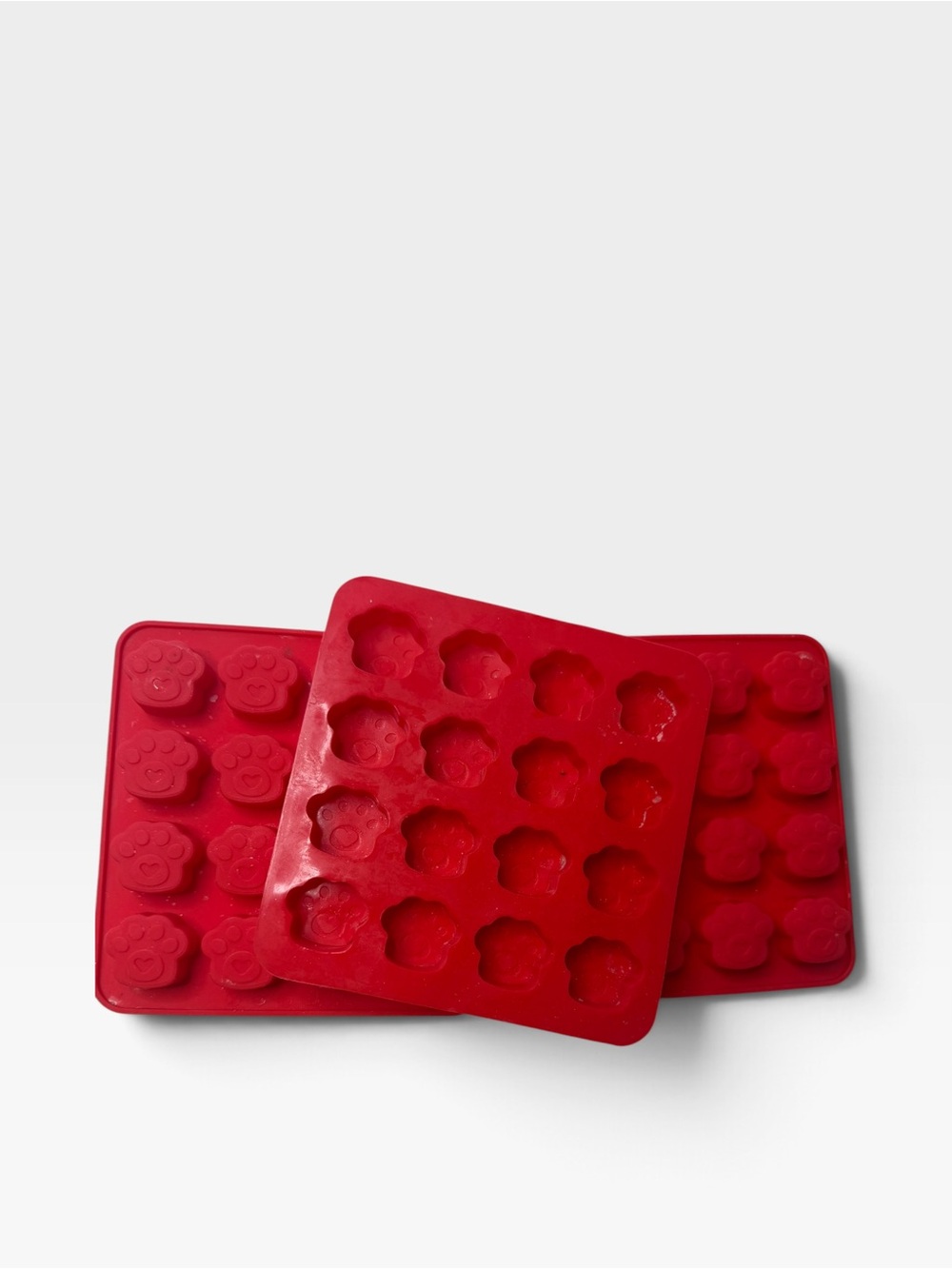 Red Silicone Tray Set for Tablets & Accessories - Multipurpose Mold